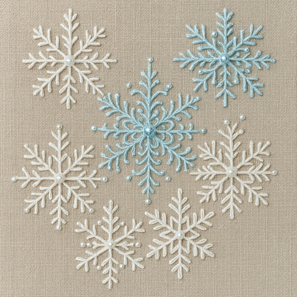 7 Unique Christmas Embroidery Patterns