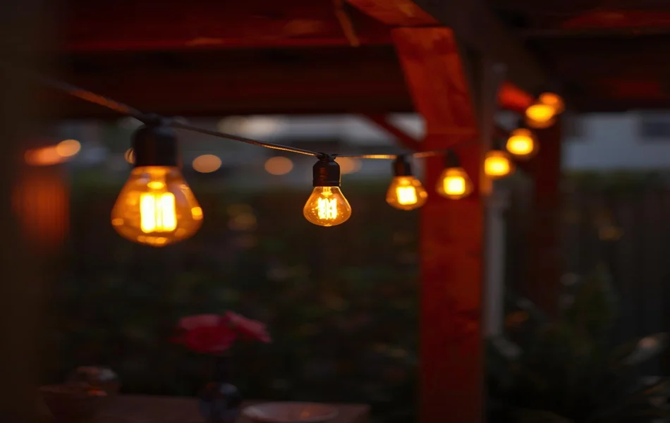 String Lights for Warm Ambience