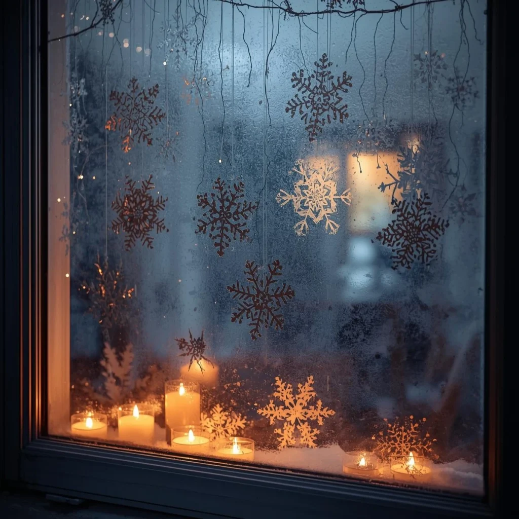 Winter Window DIY Decor