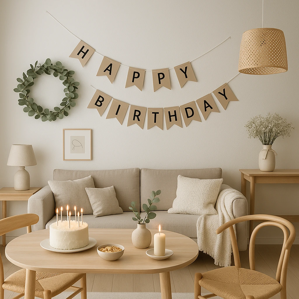 12 Scandinavian Bedroom Birthday Decorations