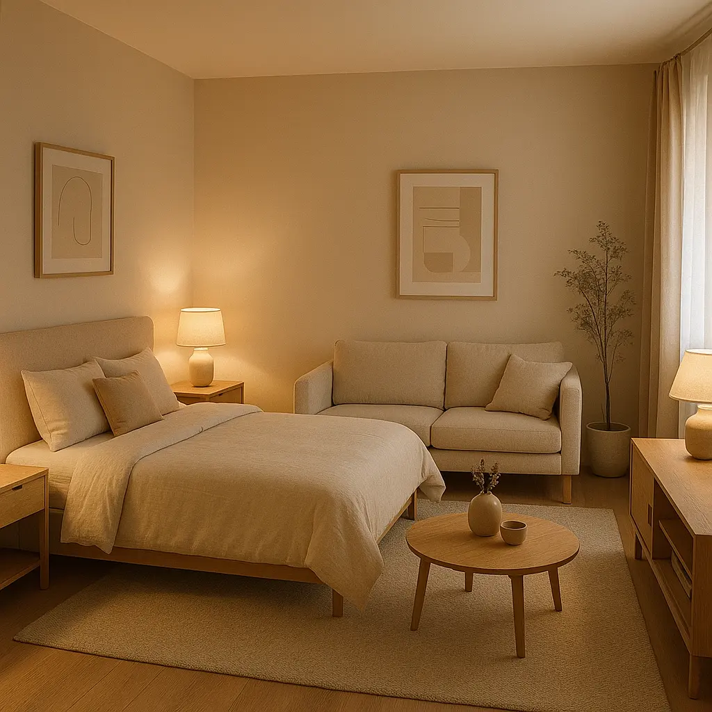 13 Ways to Style Bedroom + Living Room in One Layout