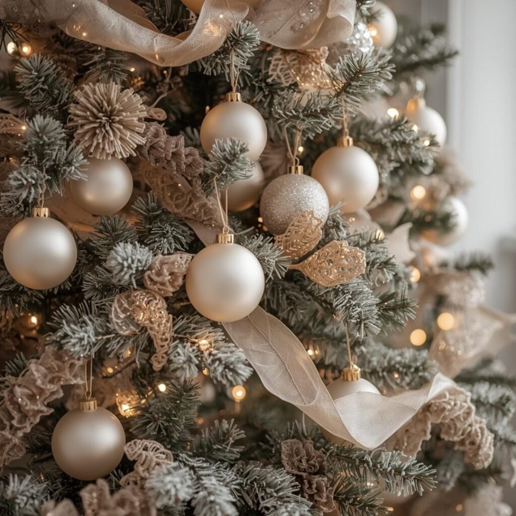 Neutral-Palette Christmas Tree