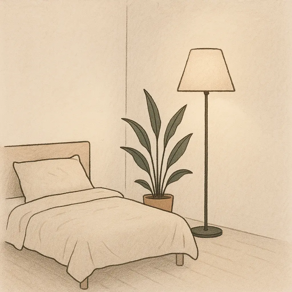 13 Minimalist Bedroom Drawing Inspirations