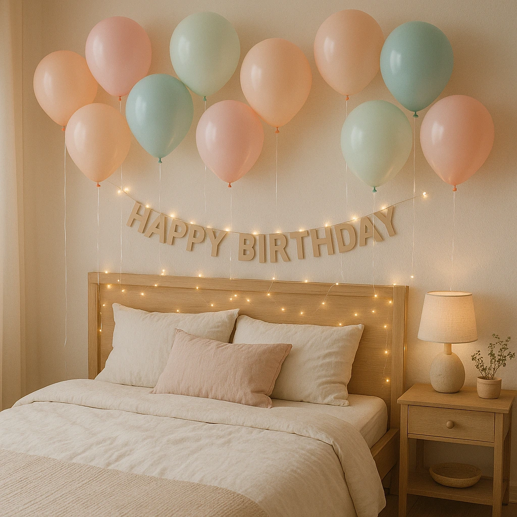 12 Scandinavian Bedroom Birthday Decorations