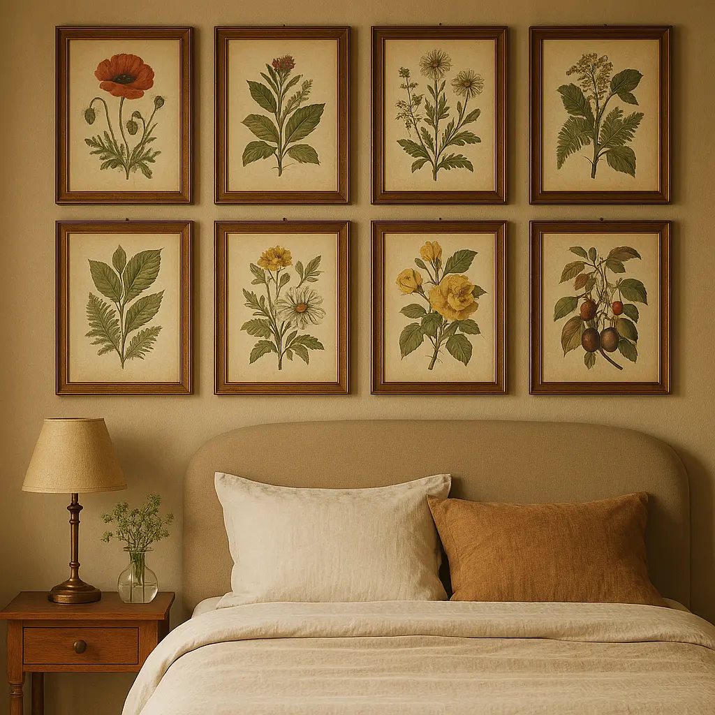 12 Vintage Bedroom Back Wall Design Ideas