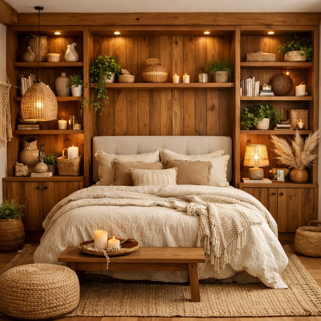 8 Boho Inspired Bedroom Built-Ins