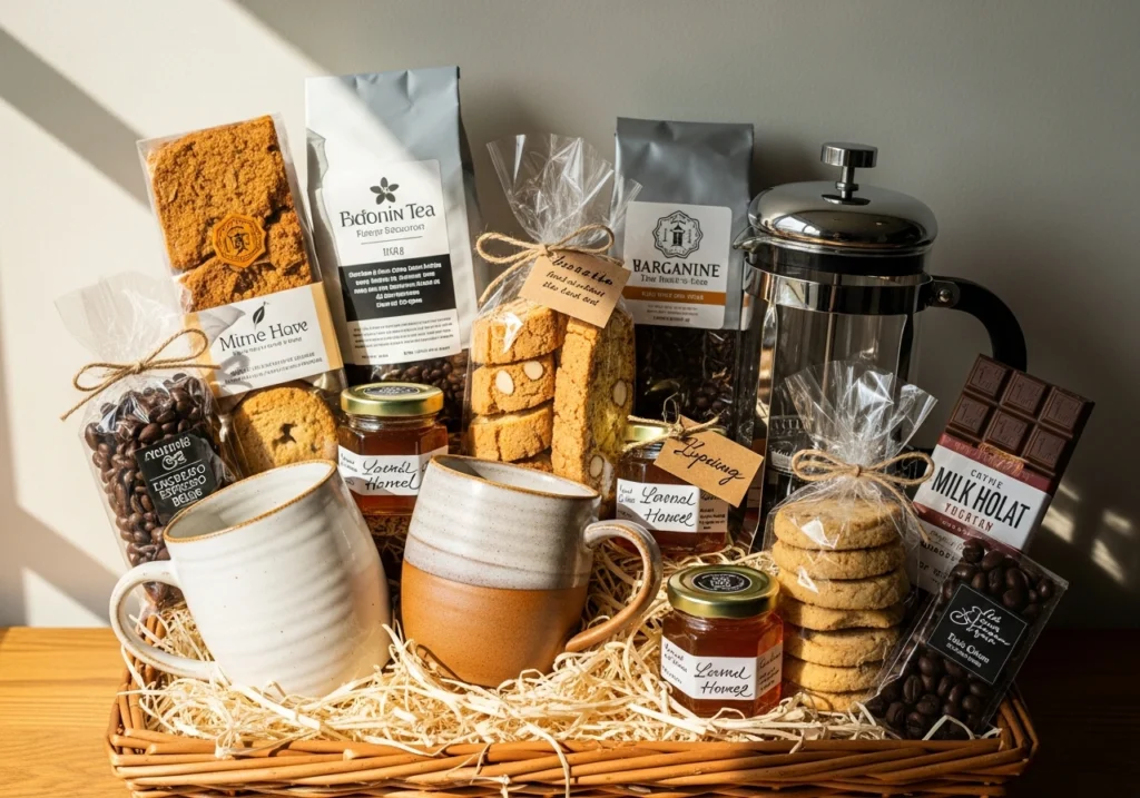 Coffee and Tea Baskets for Morning Enthusiasts