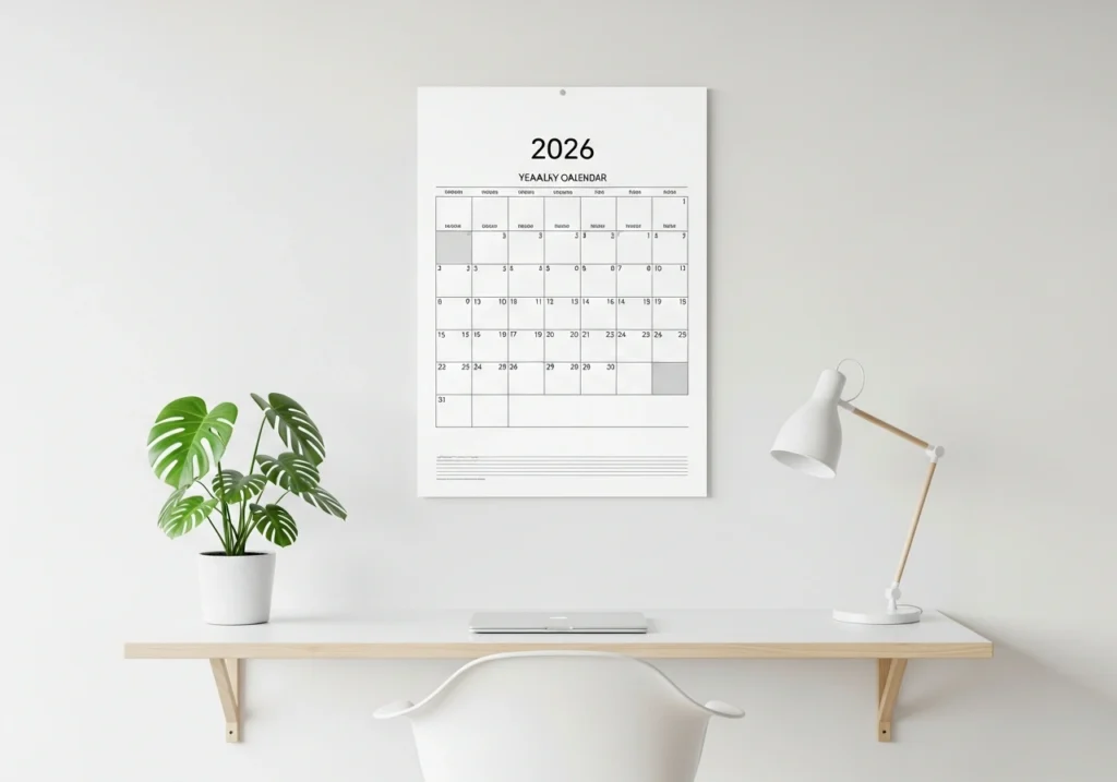 Exploring Minimalist Calendar Designs for 2026