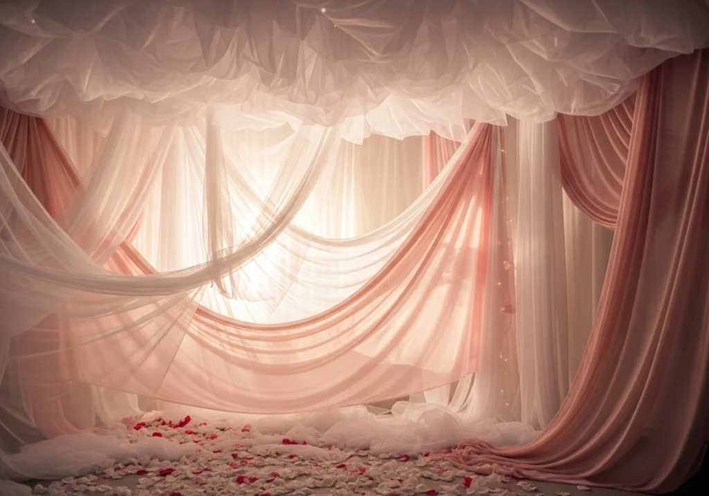 Floating Fabric Draping