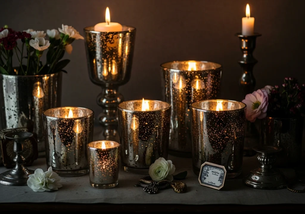 Mercury Glass and Candlelight Elegance