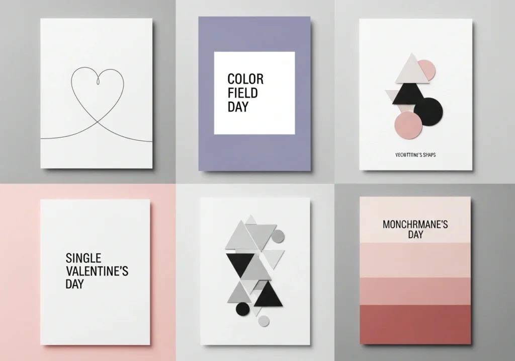 Minimalist Card Designs for Modern Sensibilities