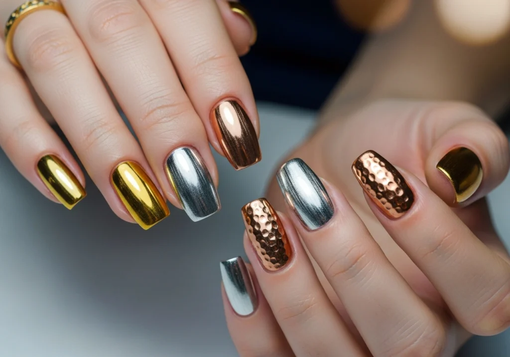 Mixed Metallic Texture Play