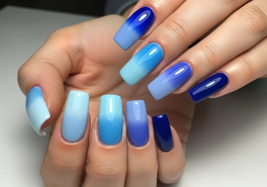 Mixing Multiple Blue Shades