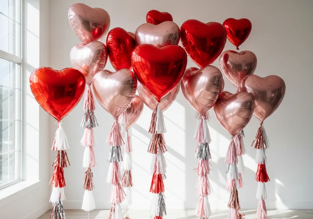 Oversized Heart-Shaped Balloons