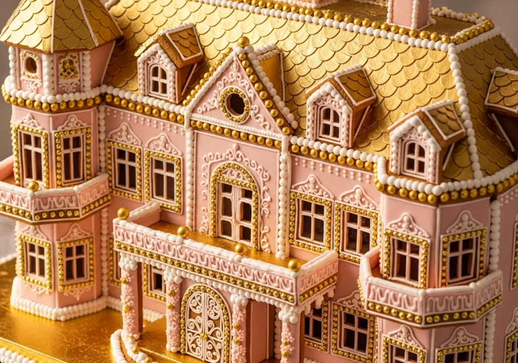 Pink and Gold Luxury Villa