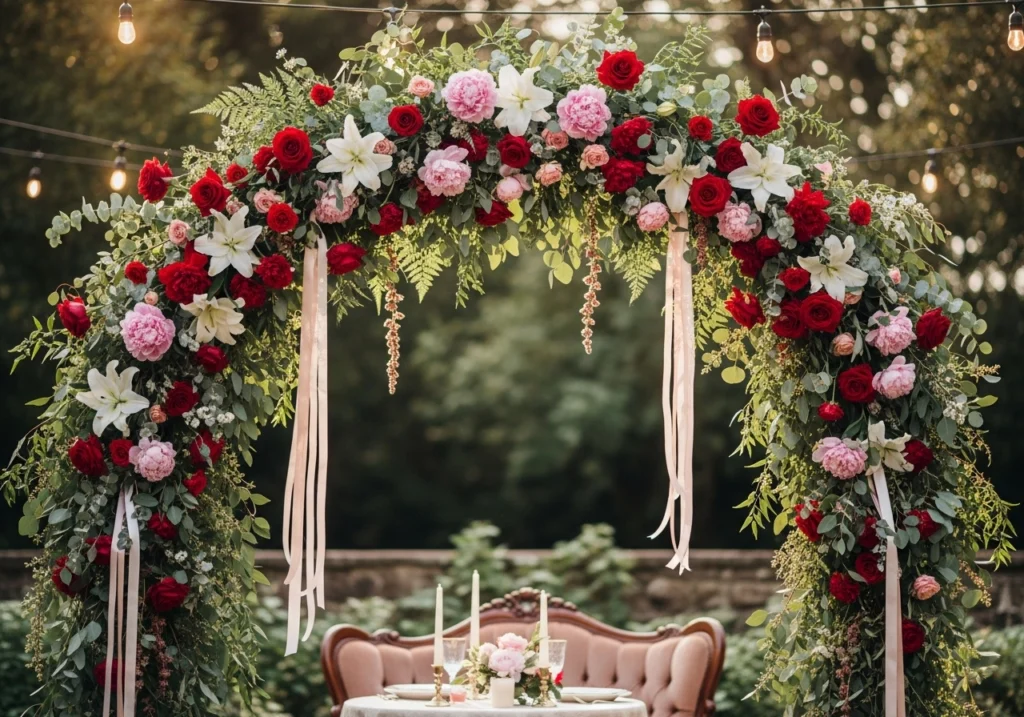 Romantic Floral Garlands and Arches
