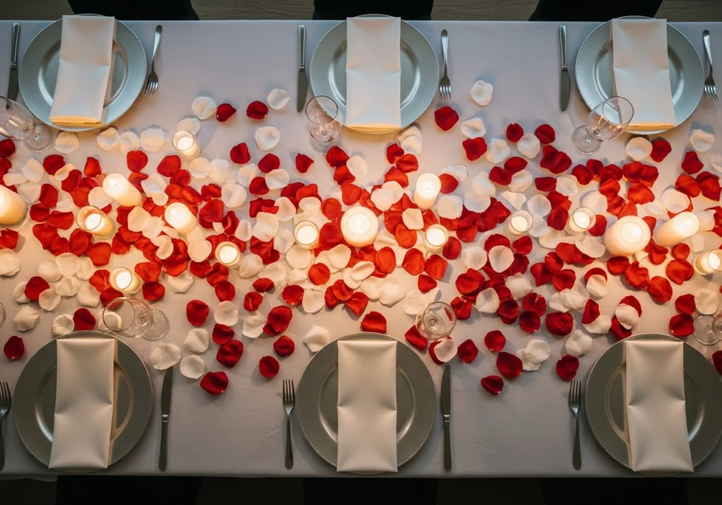 Romantic Rose Petal Scatter