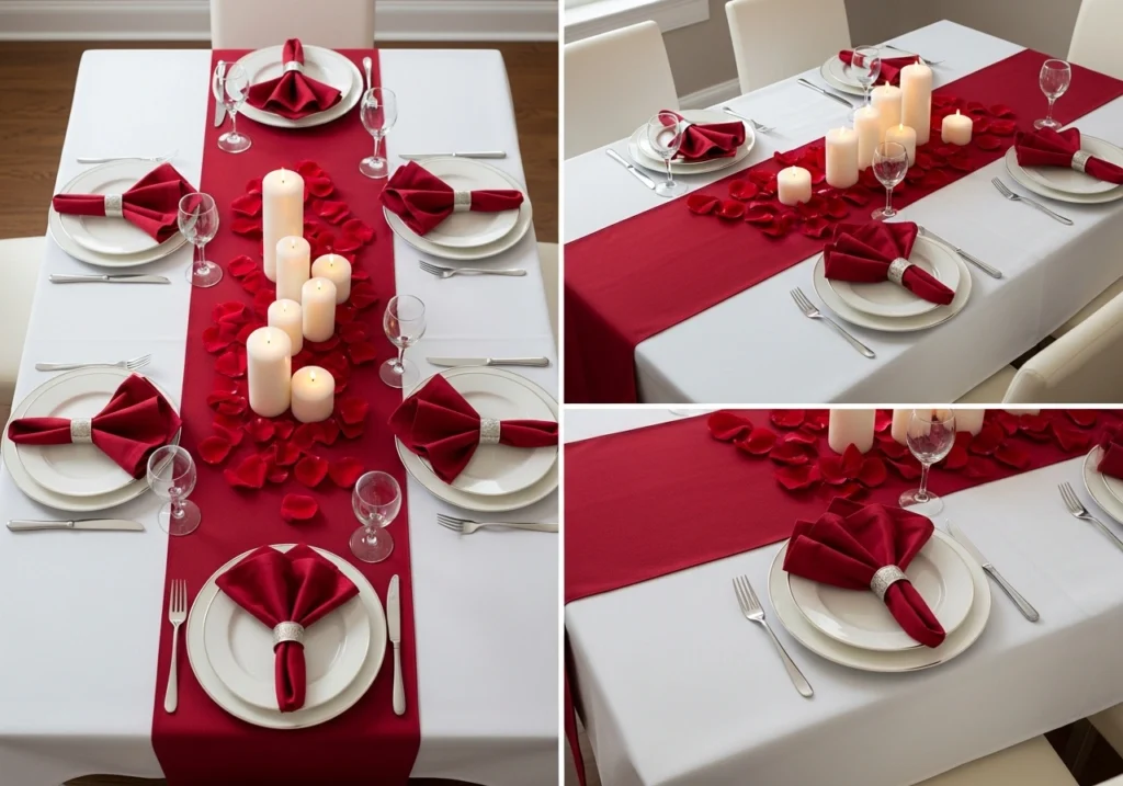 The Classic Red and White Elegance