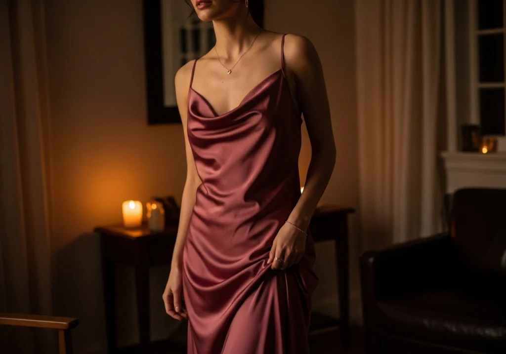 The Sultry Slip Dress Moment