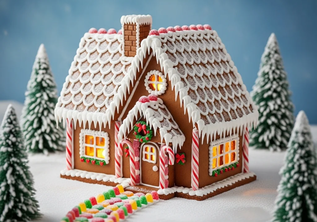  Traditional Snow-Covered Cottage