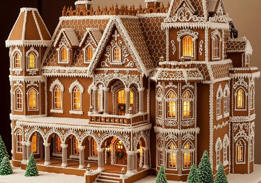  Victorian Gingerbread Manor