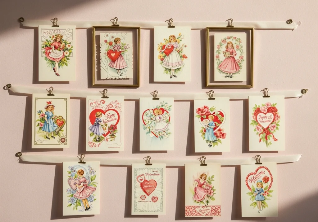 Vintage Valentine Cards and Paper Ephemera