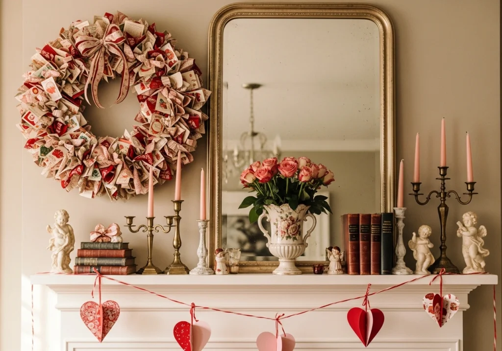 Wreath and Mantel Decorating