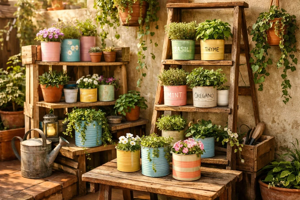 Upcycled and DIY Planter Concepts