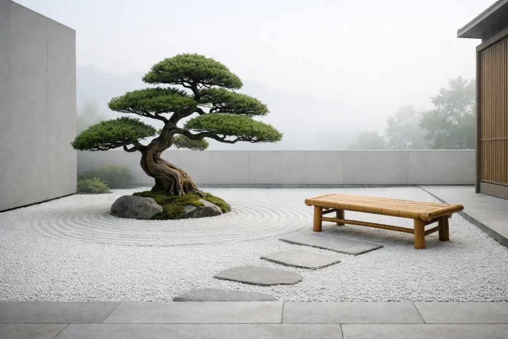 A Minimalist Zen Garden