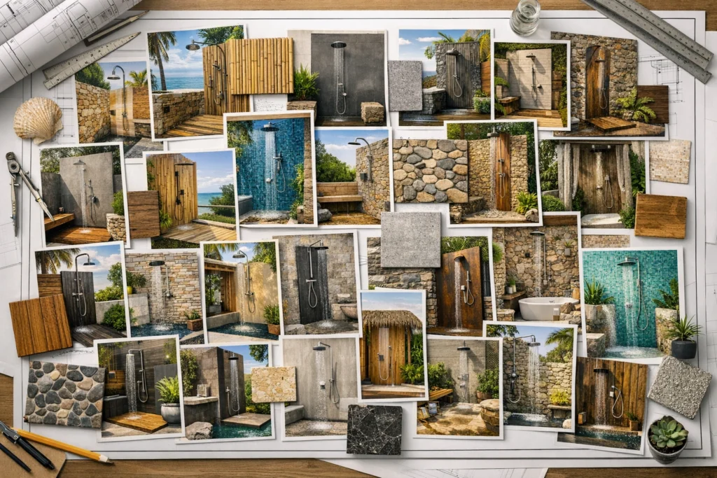 24 Outdoor Shower Design Ideas to Inspire Your Backyard