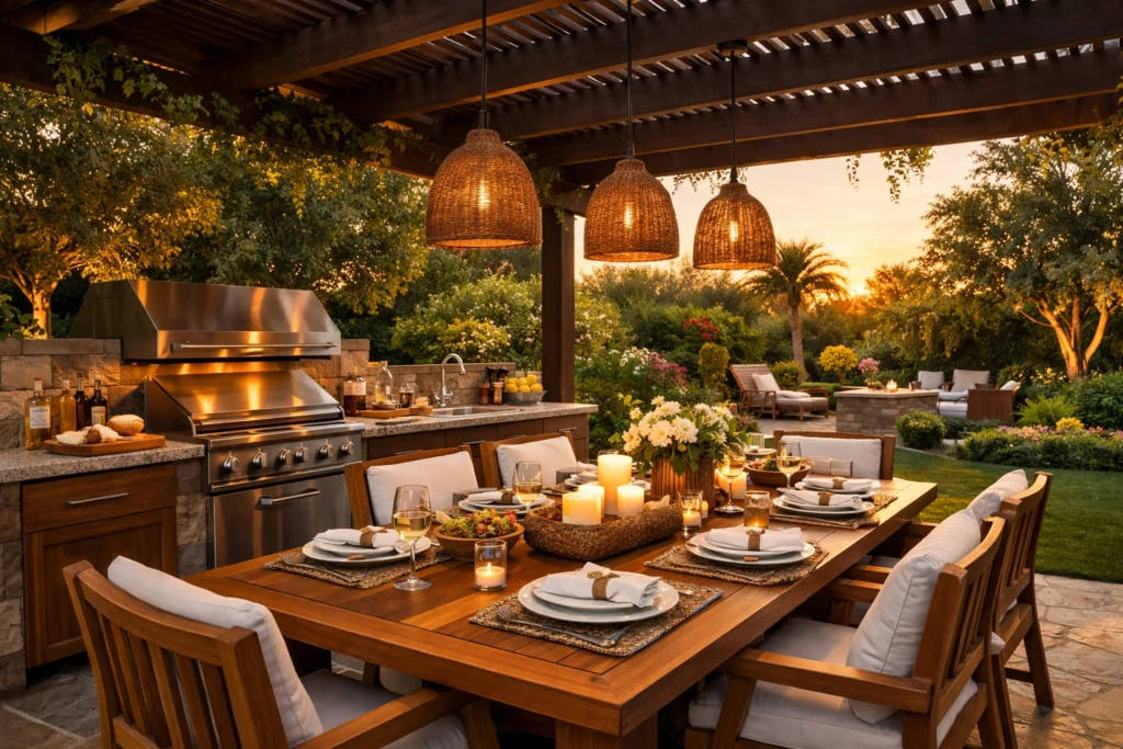 Build an Outdoor Kitchen and Dining Area for Al Fresco Living