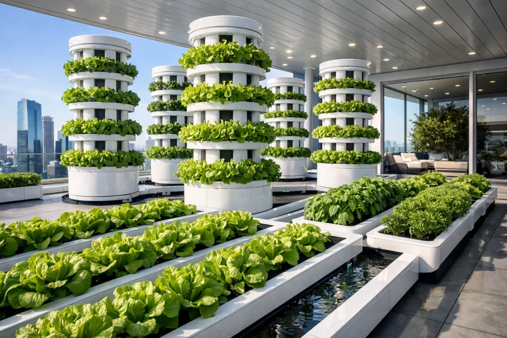 Hydroponic Terrace Farming