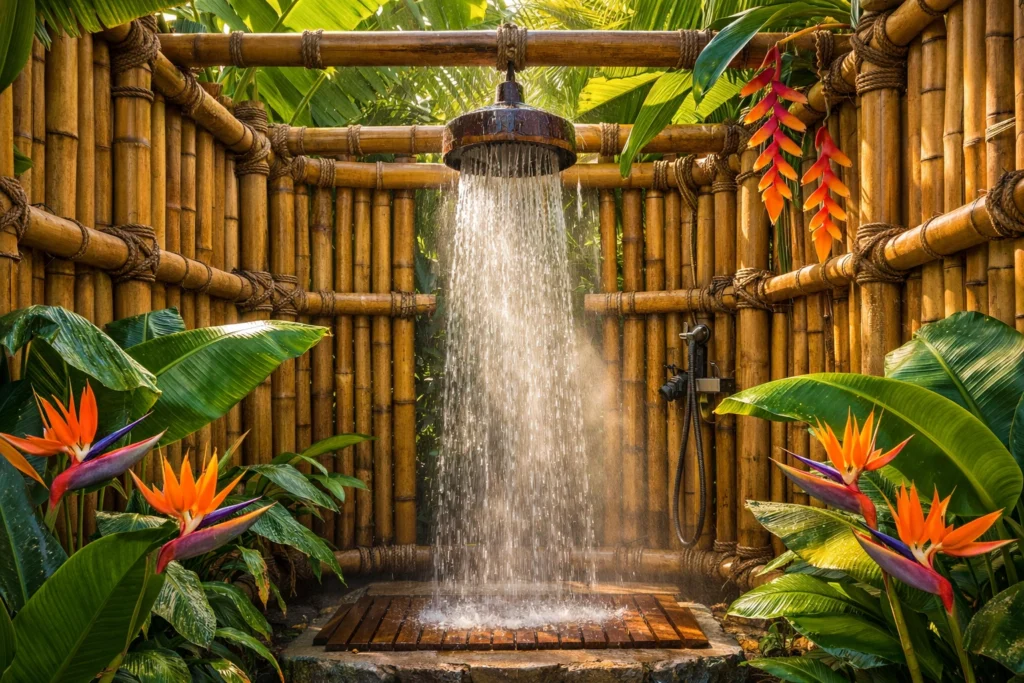 4. Tropical Bamboo Enclosure