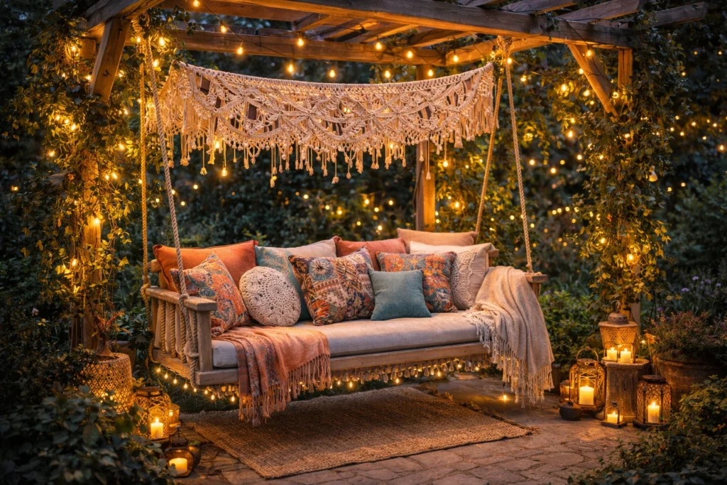 Bohemian Hanging Sofas and Swing Seats
