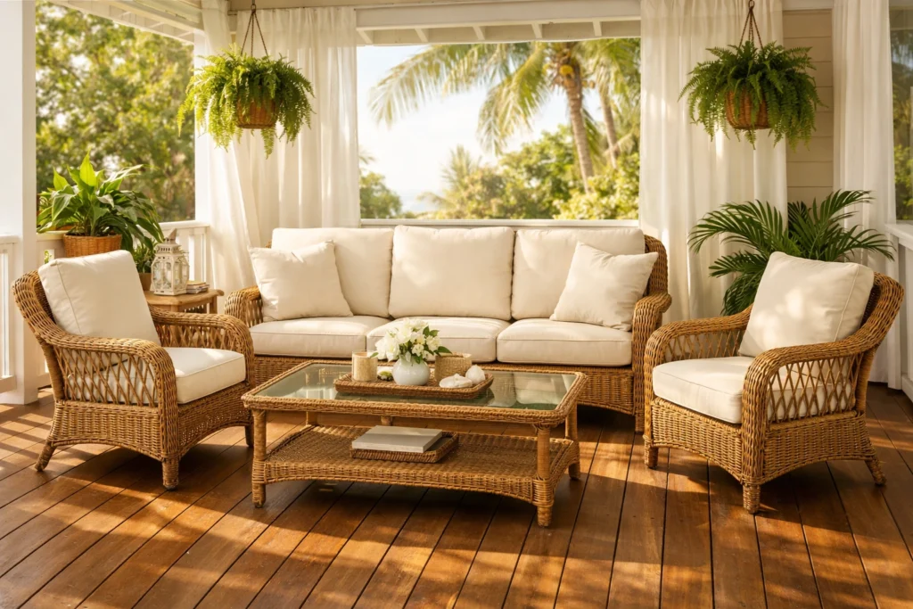 Classic Wicker and Rattan Conversation Sets