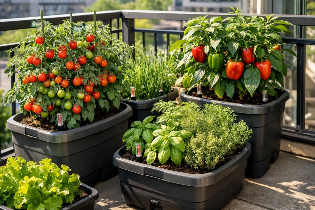 Compact Vegetable Container Gardens