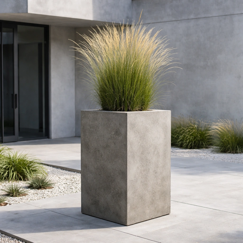 Concrete Pedestal Stands for Modern Minimalism