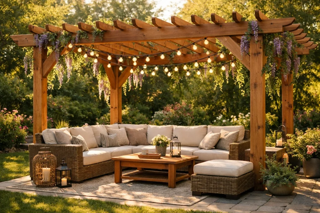 Create a Classic Pergola Patio for Shade and Structure