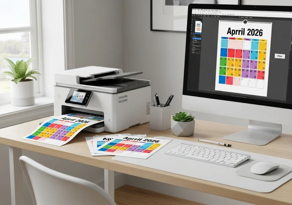 Downloading and Using Your April 2026 Calendar