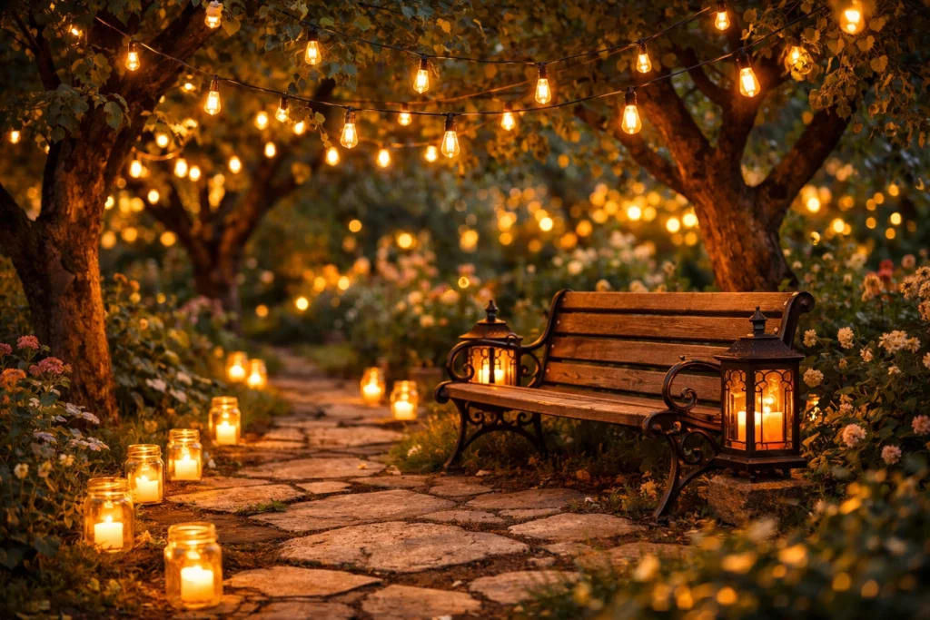 Farmhouse Garden Lighting