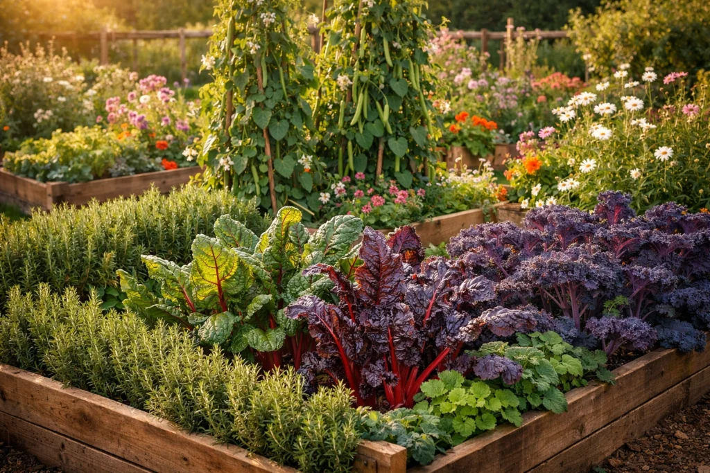 Herb and Vegetable Garden Integration