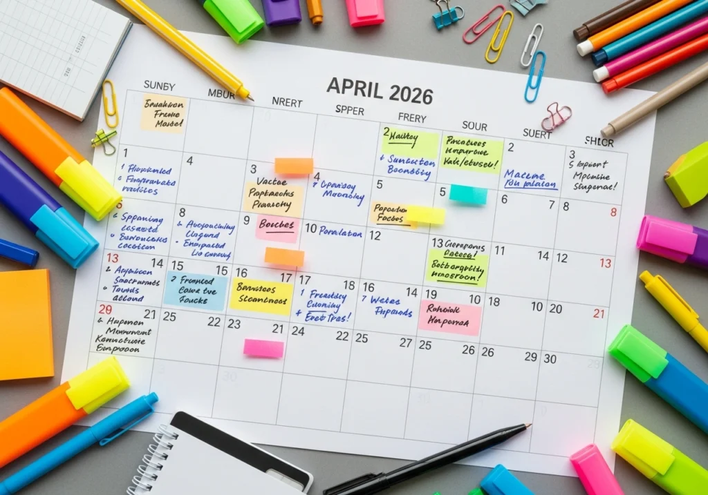 Maximizing the Effectiveness of Your April Calendar