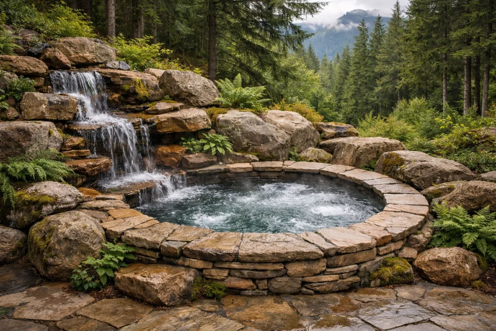 Natural Stone Surrounds with Landscape Integration