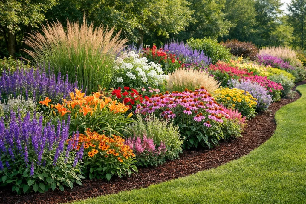 Perennial Flower Borders Creating Year-Round Interest