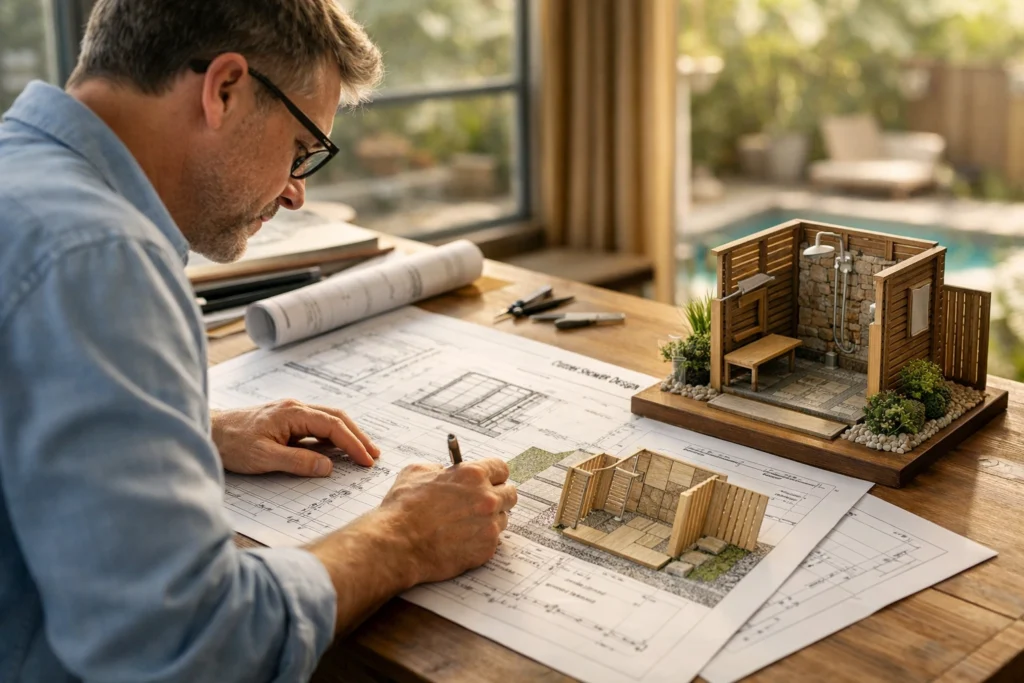 Planning Your Outdoor Shower Before You Build