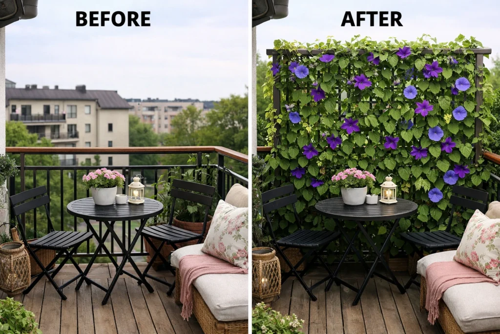 Privacy Screens Using Living Plants