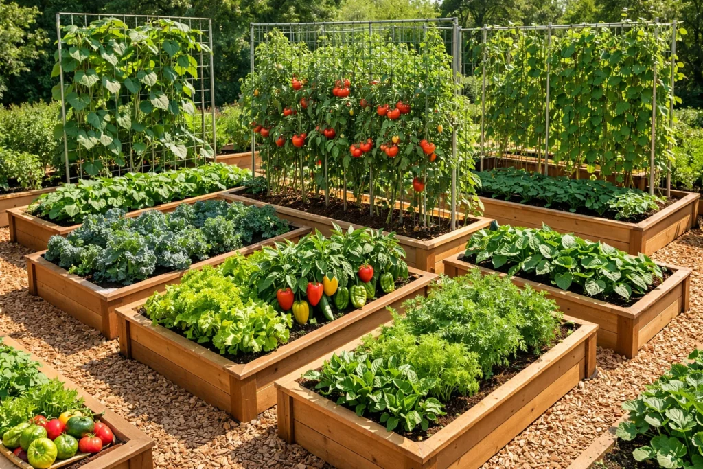 Raised Bed Vegetable Gardens for Easy Growing