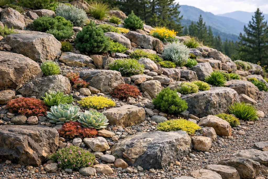 Rock Gardens Thriving in Challenging Conditions