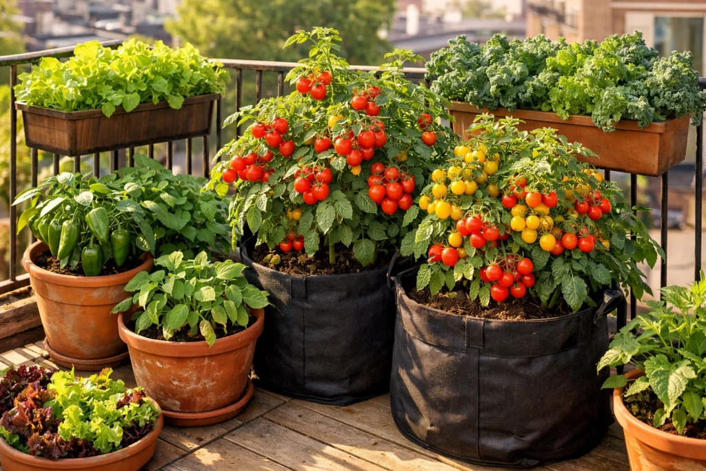 Create a Container Vegetable Garden