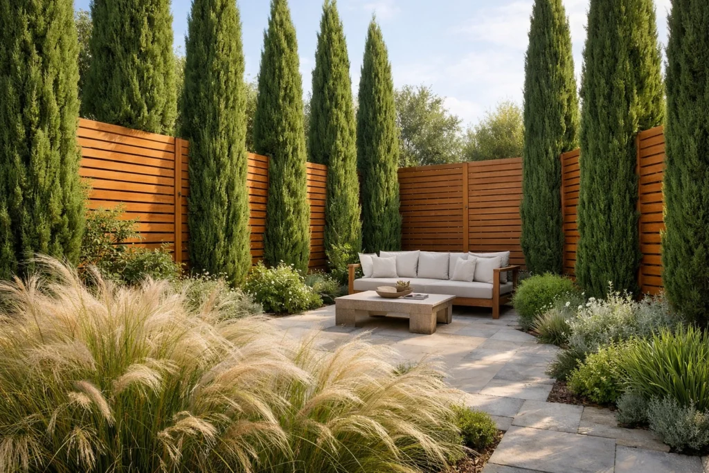Create Privacy with Clever Planting and Screening